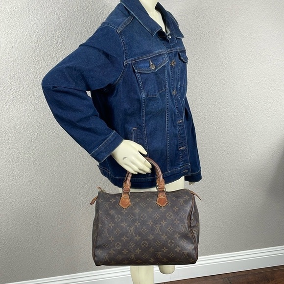 Louis Vuitton Monogram Speedy 30 Handbag Classic Designer Timeless Luxury - Picture 17 of 17